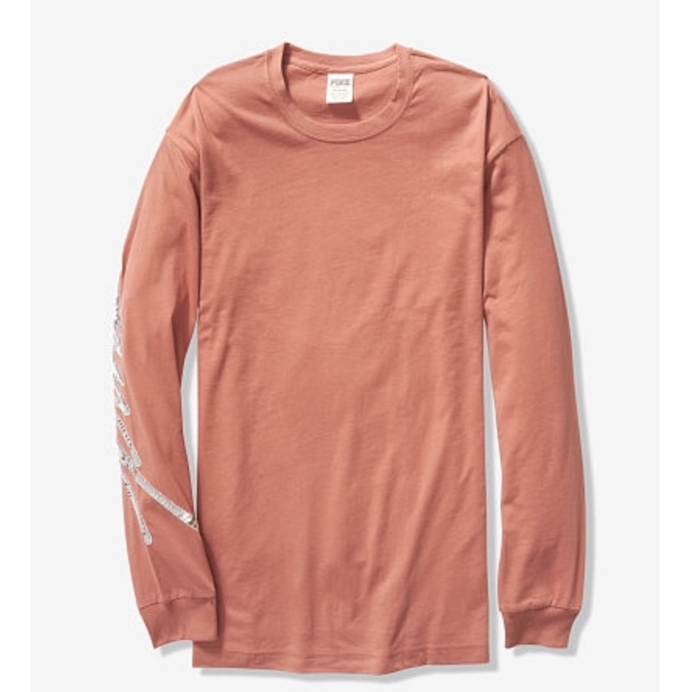 Pink Victoria’s Secret Campus Bling Tee